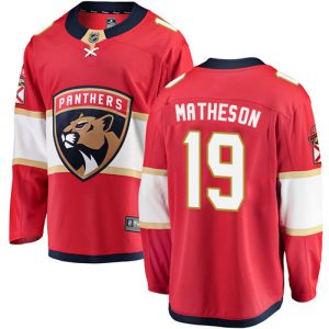 Herren Florida Panthers Eishockey Trikot Michael Matheson #19 Breakaway Rot Fanatics Branded Heim